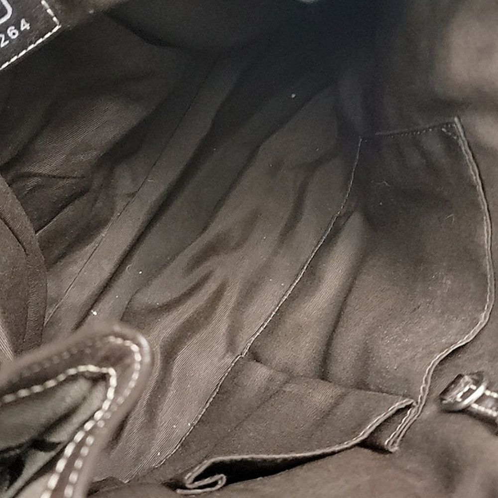 Coach Hampton Signature Logo Python Brown Tote Sh… - image 8